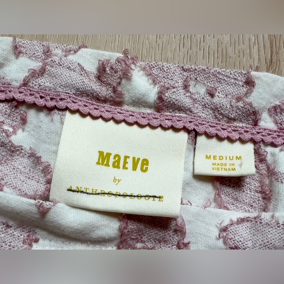 Anthropologie Maeve Batia Textured Babydoll Top Size M - Picture 12 of 15